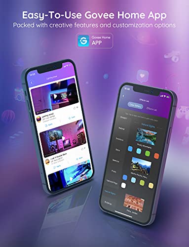 Govee LED Strip Lights 10m, Smart WiFi App Control RGB LED Lights, Work with Alexa & Google Assistant, Music Sync for Bedroom, Kitchen, TV, Party