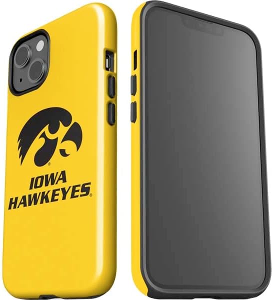 Skinit Impact Phone Case Compatible with iPhone 15 Plus - Officially Licensed University of Iowa Design
