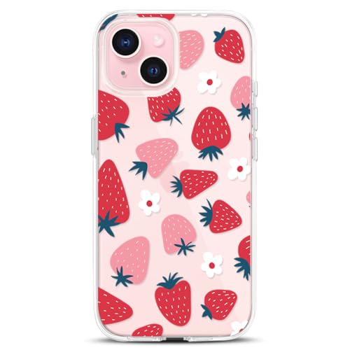 Coque iPhone 15 motif floral au quotidien pour femmes