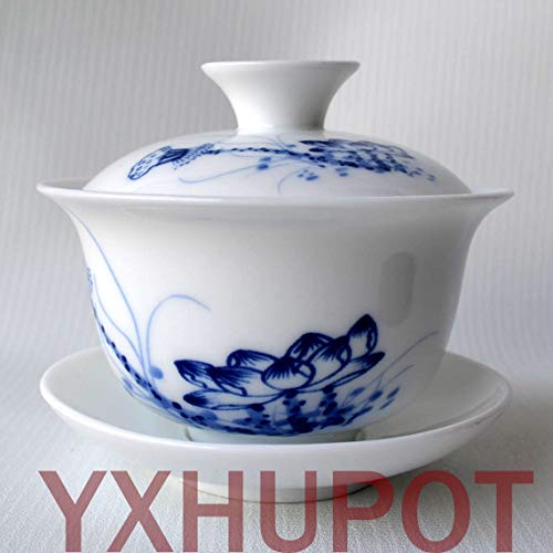 Gaiwan Porcellana cinese Kung Fu Sancai Tureen