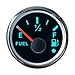 52mm Fuel Level Gauge 0-190ohm Fuel Meter with Alarm Function for Boat Car Yacht 7 Color Backlight Oil Tank Indicator(240-33 White)