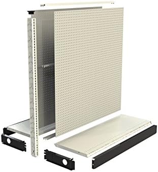 Madix Fixtures Gondola Section, 48" Wide x 54" Height x 16" Depth, Beige Finish (Sahara)