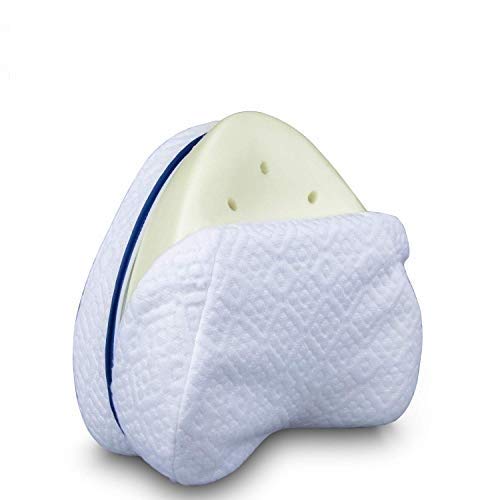 Wishbone Memory Foam Knee Pillow for Side Sleeper, Sciatic Nerve Pain
