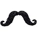 Handlebar Mustaches Select Color: Black