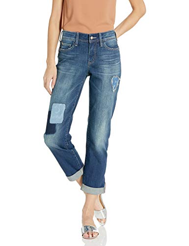 NYDJ Women's Jessica Relaxed Boyfriend Jeans, Uzes, 4