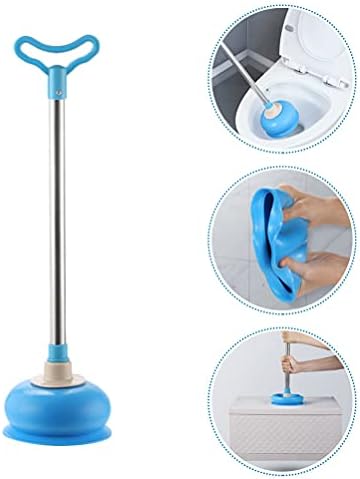 DOITOOL Toilet Plunger with Long Handle Heavy Duty Suction Cup Toilet Plunger Bathroom Toilet Cleaner Sewer Pipe Cleaner for Clogged Toilet Drains