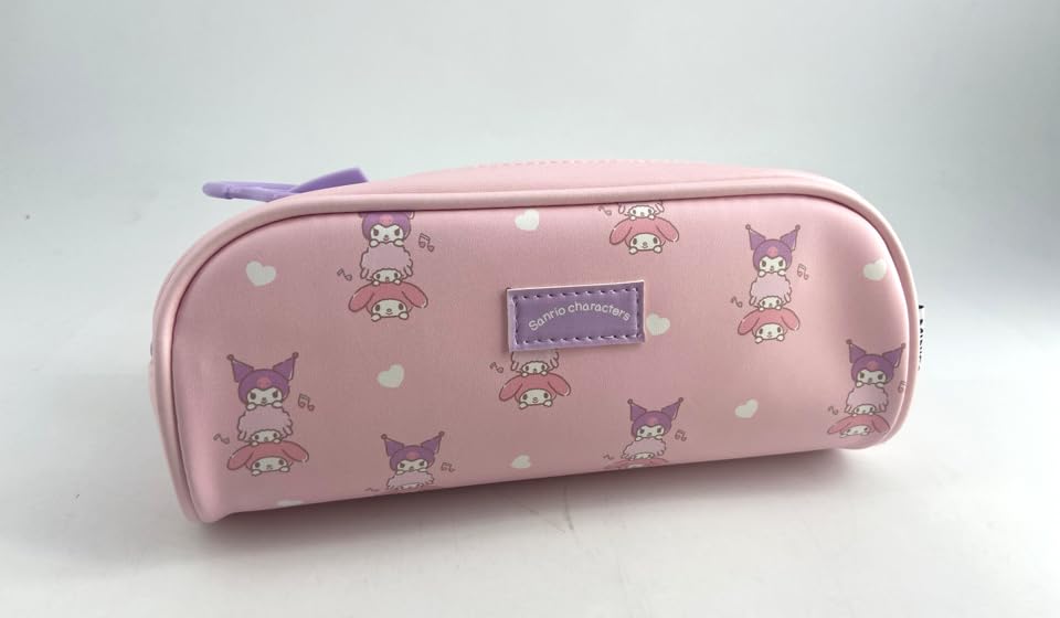 Sanrio Lisanslı Büyük Fermuarlı Kırtasiye Çantası (Sanrio Karakterli)