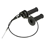 Durchmesser: 22 mm. Handgriffe/Gasgriffe – Toogoo-7/8-Zoll-Quick-Action-Drehgriff (2,2 cm) - Handgriff und Kabel - für ATV-Quad-Pit/Dirt-Bike 110 cc