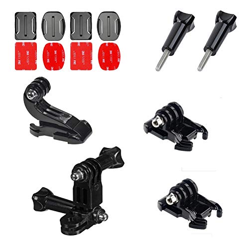 RAXPY Helmet Accessory Kit For GoPro Hero Session, GoPro Hero 3, Gopro Hero