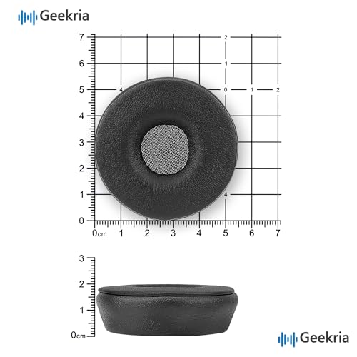 Almohadillas de repuesto Geekria para auriculares Jabra Engage 55/65/75 (versión mono), cojines para orejas, piezas de reparación (no compatibles con Engage 50 ni versión estéreo de Engage 55/65/75), color negro miniatura 6