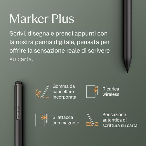 reMarkable Paper Pro Bundle – Leather Folio | 11,8 Zoll Farbdisplay und Leselicht mit dem reMarkable Paper Pro Papier-Tablet, Marker Plus Pen und der Book Folio Hülle aus hochwertigem schwarzem Leder - 13