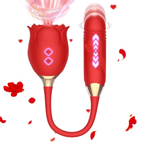 Roses Toy 2025 Newly Clitioral Sucker Powerful Womens Viboators Quiet Rose Viboatorr Waterproof Flower Vibration The Rose Adult Toy for Women 10 Speeds Couple Games Adult Bedroom Rc4752