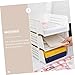 Veemoon Sturdy Storage Box Desk Organizers Folder Organizer Collapsible Storage Bins Document Holder