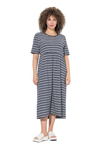 Robe midi évasée à rayures pour femme pour les journées d'été