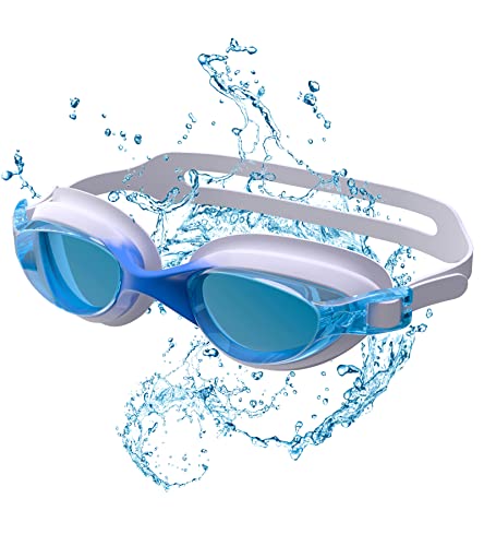 RABIGALA Lunettes de natation anti-buée pour enfants - Lunettes de natation anti-fuite - Lunettes de natation pour enfants - 10 ans - Design tout en un - Pour lunettes de natation Cover