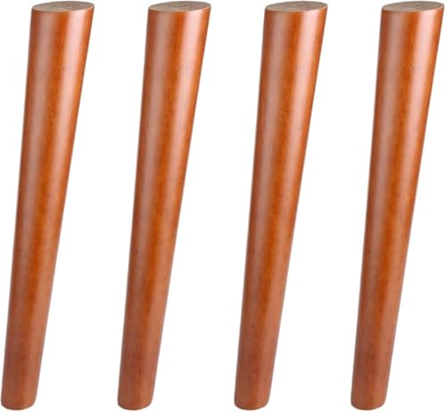 Patas de madera maciza para muebles, patas inclinables de repuesto para sofás y mesas auxiliares, patas de bricolaje para armarios