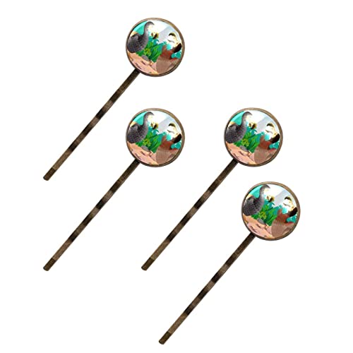 Barrettes à cheveux motif oiseaux, lot de 4 : une idée cadeau poétique