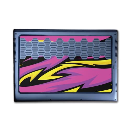 Image of Laptop Skin Compatible with Alienware M16 R2 (2024) - Tribal Magenta - Premium 3M Vinyl Protective Wrap Decal Cover - Easy to Apply | Crafted in The USA by MightySkins
