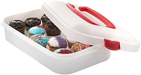 Divalicious Cupcake Carrier- Store up to 12 Large or 24 Mini Cupcakes