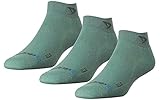 Drymax Lite Trail Running Mini Crew 3-Pack Ellie Sublime/Sky Blue Heathered LG (US Men's Shoe...