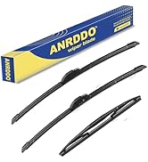 3 wipers Replacement for 2014-2018 Subaru Forester/2015-2019 Outback Legacy/2006-2007 Nissan Mura...