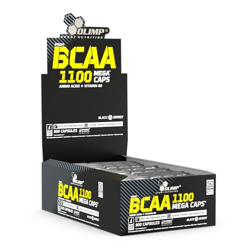 Olimp Sport Nutrition BCAA 1100 Mega Caps, Blister Box 30 x 30, 900 Kapseln