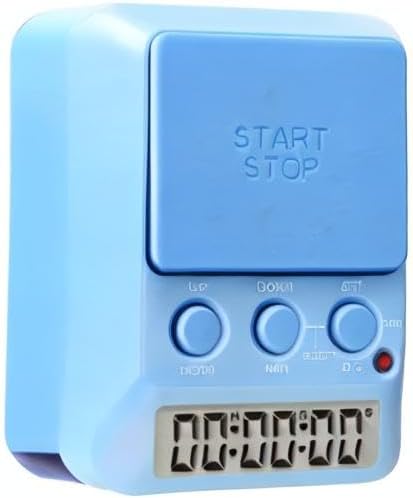 dretec T-587ABLDI Study Timer, Learning Timer, Independent Study with Timer-Based Study Method, Set the Number of Days Until Test Date to Increase Motivation, Silent Mode & Lamp for Library Use