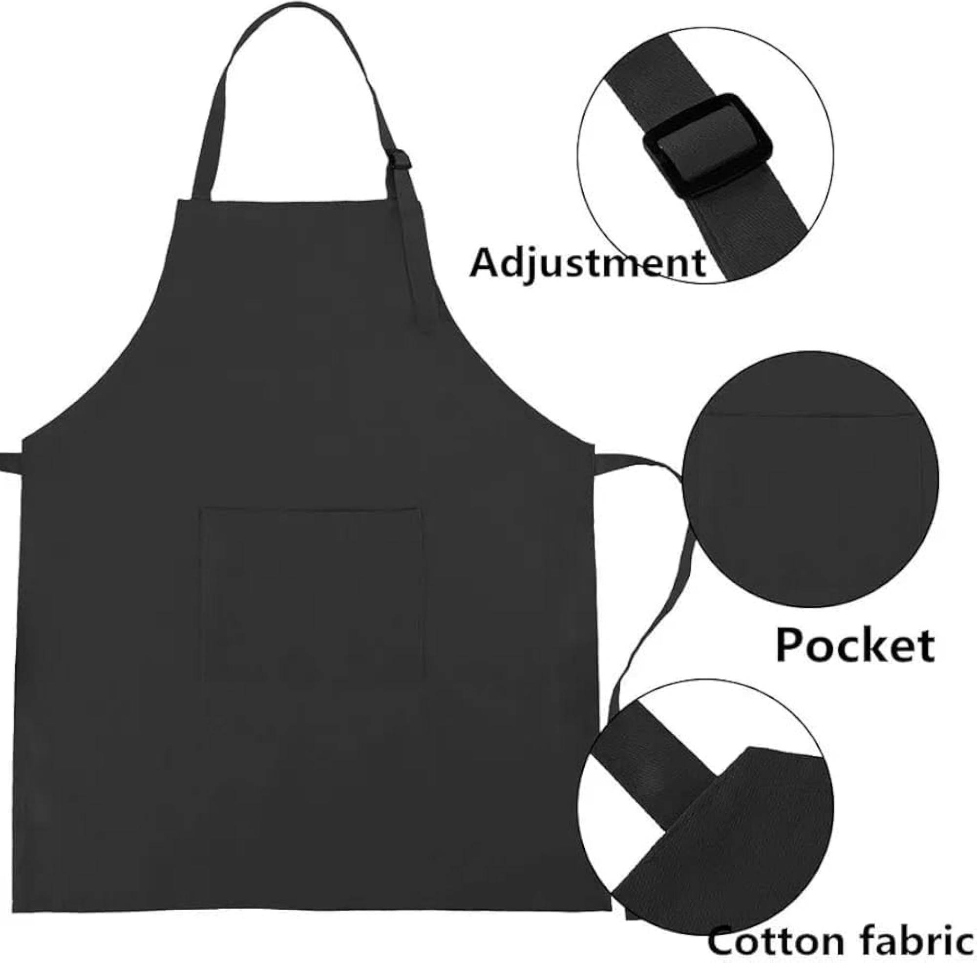 Kids Adjustable Neck Strap Apron for Cooking