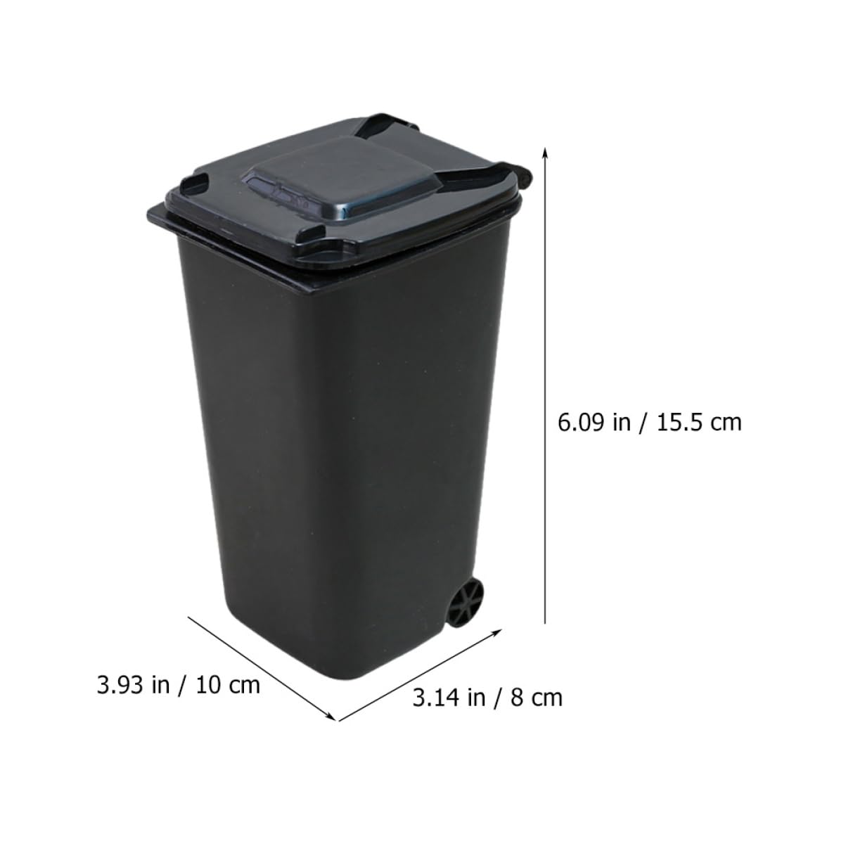 Didiseaon 6pcs Miniature Trash Bin Tiny Garbage Container for Desktop Decorative Waste Can