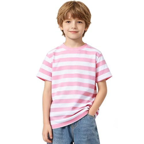 Image of Magic Park 6M-14Y Kid Striped T-Shirt Boys Cotton Tee Basic Top