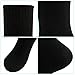 HAPYCEO 12 Pairs Black Knee High Soccer Socks, Men Women Athletic Football Softball Baseball Durable Breathable Tube Long Everyday Sport Socks Bulk for School Teams and Clubs