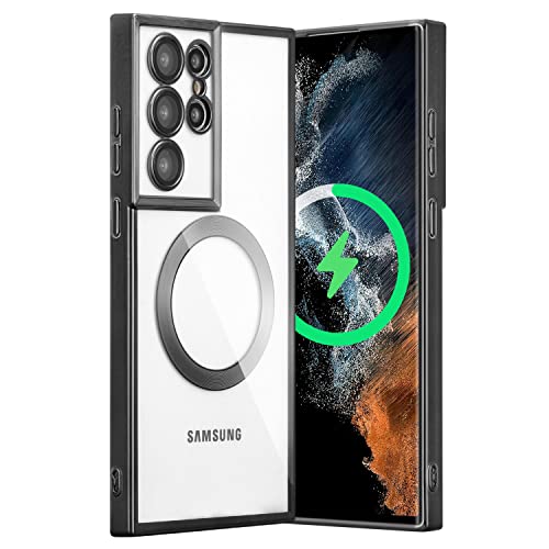 Coque Samsung S23 Ultra pour éviter les rayures caméra avec aimant sans fil