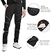 Santic Men's Winter Cycling Pants Long Fleece Thermal Windproof Outdoor Bike Pants Winter Cold Weather Running Pants