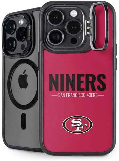 Skinit Kickstand Phone Case Compatible with iPhone 15 Pro Max - Officially Licensed NFL San Francisco 49ers Design