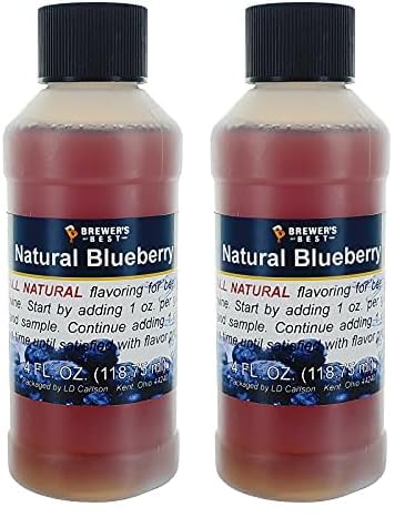 Brewer's Best Natural Beer and Wine Fruit Flavoring (Blueberry) (Pack of 2)