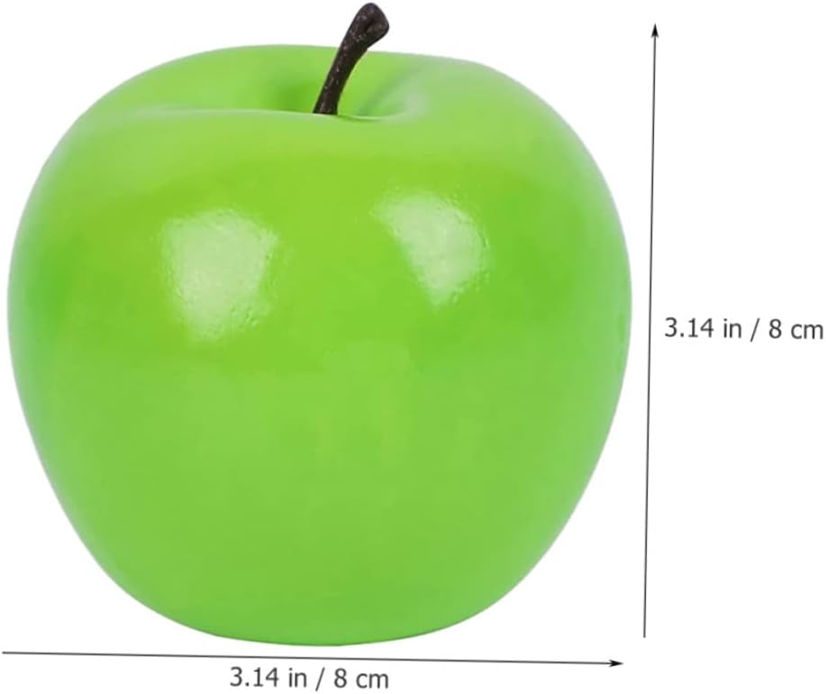 LIFKOME 12pcs Artificial Green Fruit Decoration Set, Realistic Foam Simulation Fruit Models for Home Kitchen Photography and Party Display