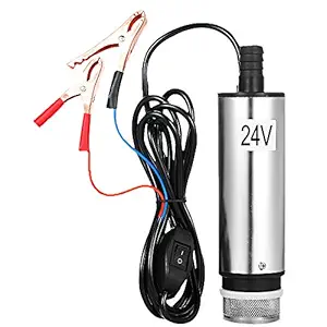 DC 12V/24V Submersible Pump for Pumping Oil Water 51mm Water Oil Fuel Transfer Pump Refueling with Fliter Screen