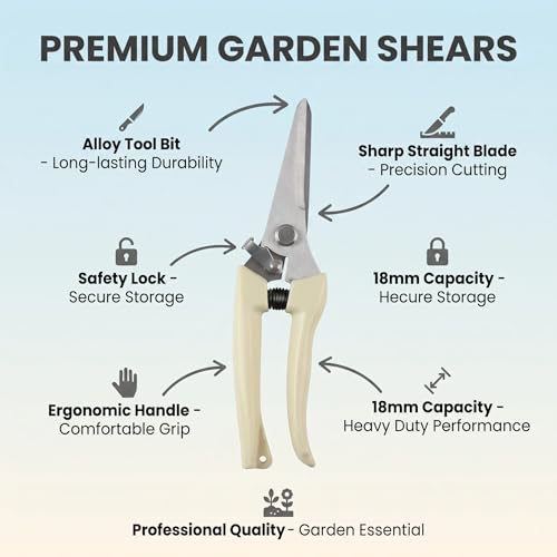 Tijeras de podar rectas para jardín 1pc miniatura 3