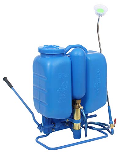 Image of NEPTUNE SIMPLIFY FARMING Knapsack Hand Operated Garden Hitech Sprayer Gold-41 (Blue, 16 Liter)