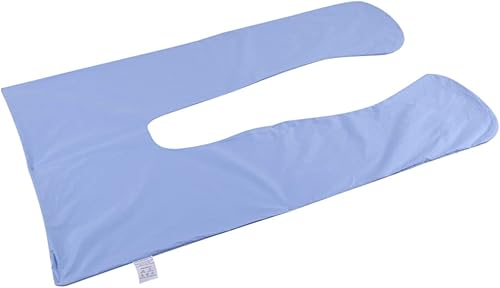 Maternity/Pregnancy U Shape Pillow Cover, Cotton Soft Full Body Pillow Replacement Cloth whth Zippered Removable Case, General Size 55.1" L x 31.1"