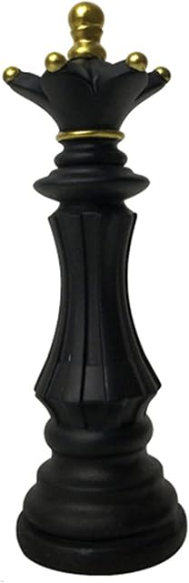 Qagazine Chess Room Decor Chess Pieces Simulated Chess Ornaments International Chess King Queen Knight Furnishing Articles Home Decoration Resin Chess Gift