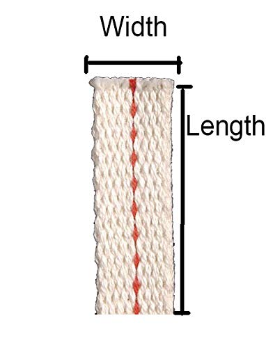 B&P Lamp Three Foot Dietz Replacement Lantern Wick (7/8 inch)