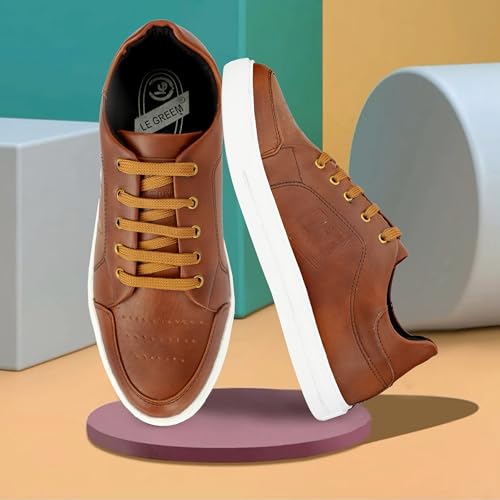 Image of LEE Greem Men's Fashion Sneakers - Comfortable and Stylish Athletic Shoes