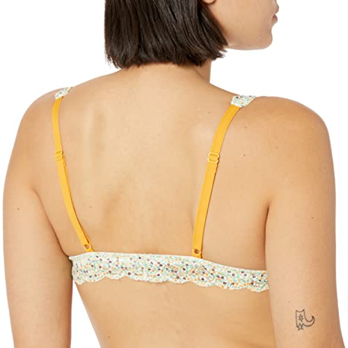 Cosabella Women's Say Never Printed Tall Triangle Bralette, Floral Vino, Medium - Image 3