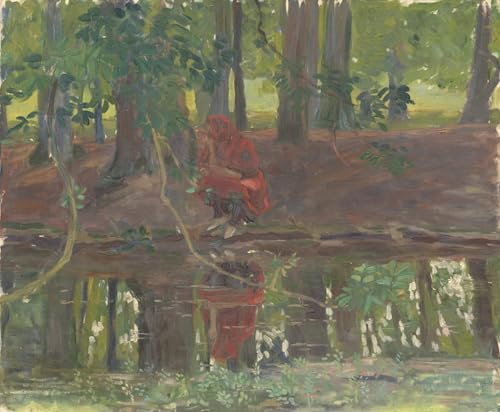 Affiche Murale Étude de Composition Edwin Austin Abbey Décoration Bureau 60x90cm