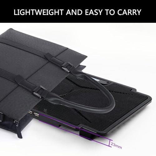 Base refrigerante ajustable para laptop con ventilador silencioso miniatura 3