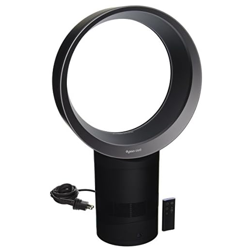 Dyson Air Multiplier AM06 Table Fan, 10 Inches - Black/Iron