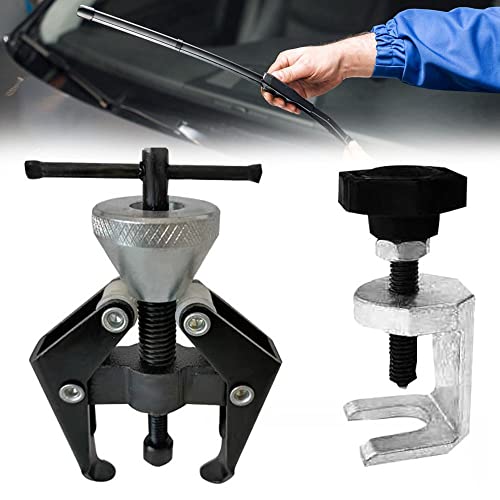 LUFEIS Extracteur Bras Essuie Glace, 2 PCS Arrache Essuie Glace, Extracteur de Bras d'Essuie Glace, Extracteur de Roulement Réglable Outil, pour Bras d'essuie-Glace de Voitu