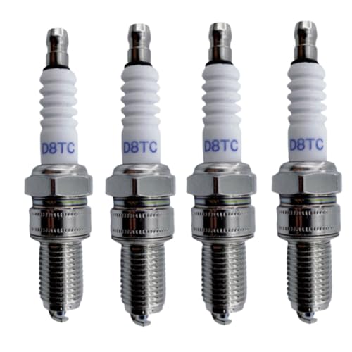 Bougie d'allumage D8TC pour moto 4T et scooter de 125cc à 250cc
