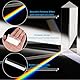 PATIKIL 1/6 Dreiecksprisma Set 2 Packung Glas Optisch Kristall Regenbogen Prisma für Fotografie Physik Unterricht Lichter Foto Klar